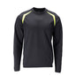 Sweatshirt, ajuste moderno Sweatshirt Multisafe, preto azul/amarelo de alta visibilidade