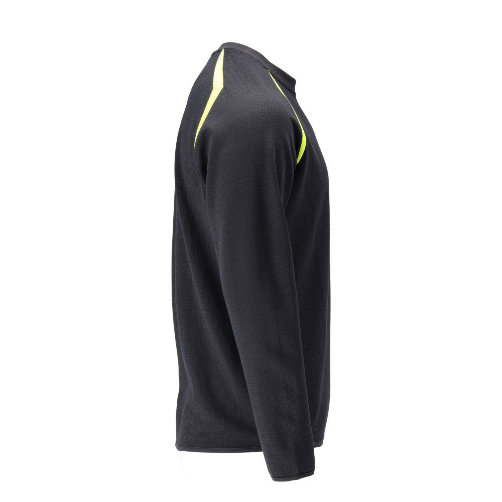 Sweatshirt, ajuste moderno Sweatshirt Multisafe, preto azul/amarelo de alta visibilidade