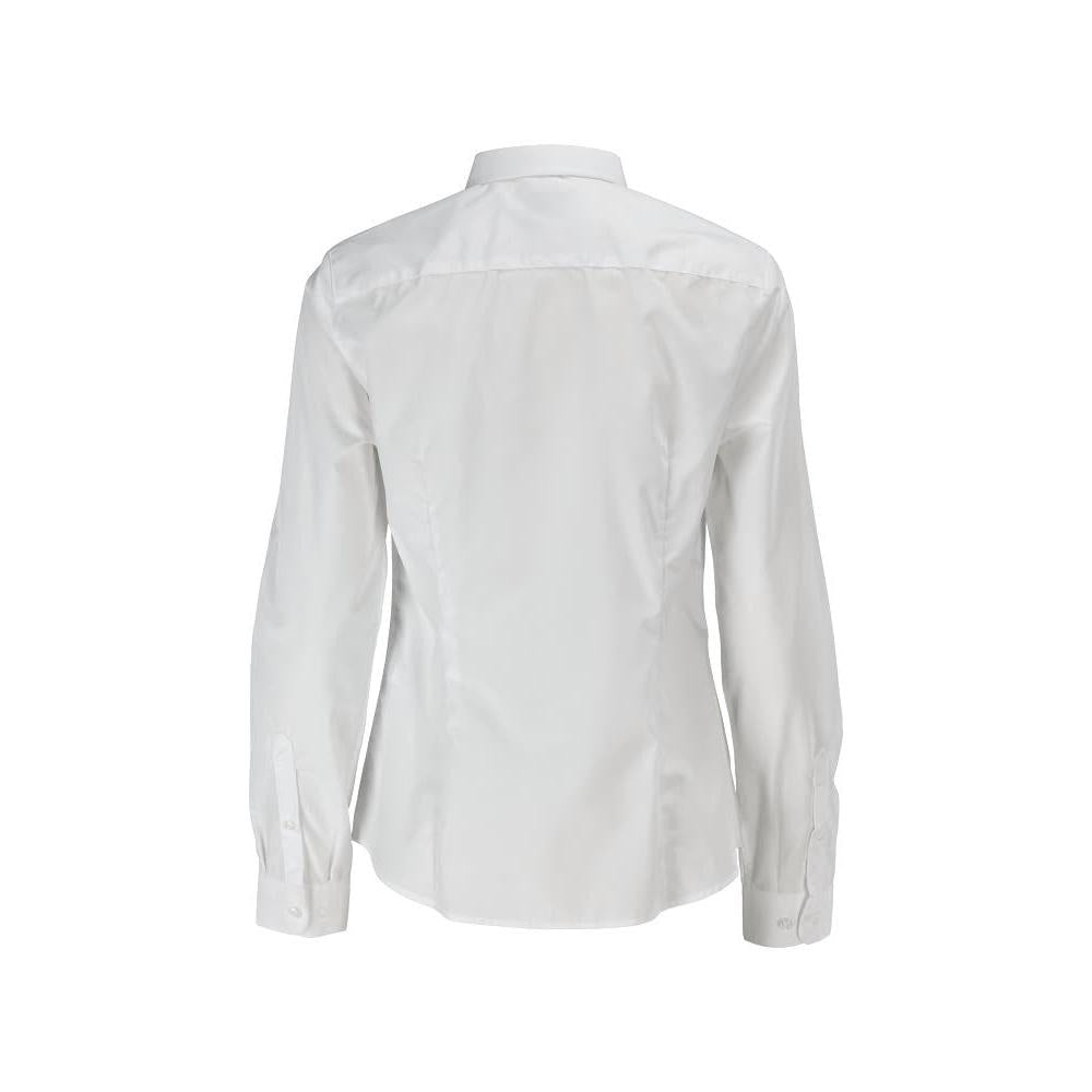 Camisa, blusa feminina clássica com ajuste feminino