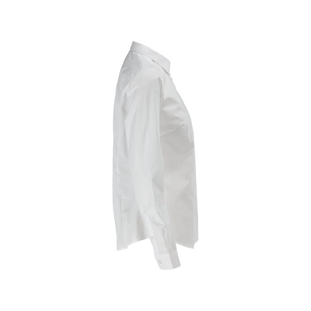 Camisa, blusa feminina clássica com ajuste feminino