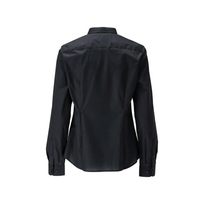 Camisa, blusa feminina clássica com ajuste feminino