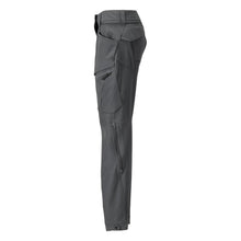 Calças funcionais, stretch, calças femininas, cinza antracite