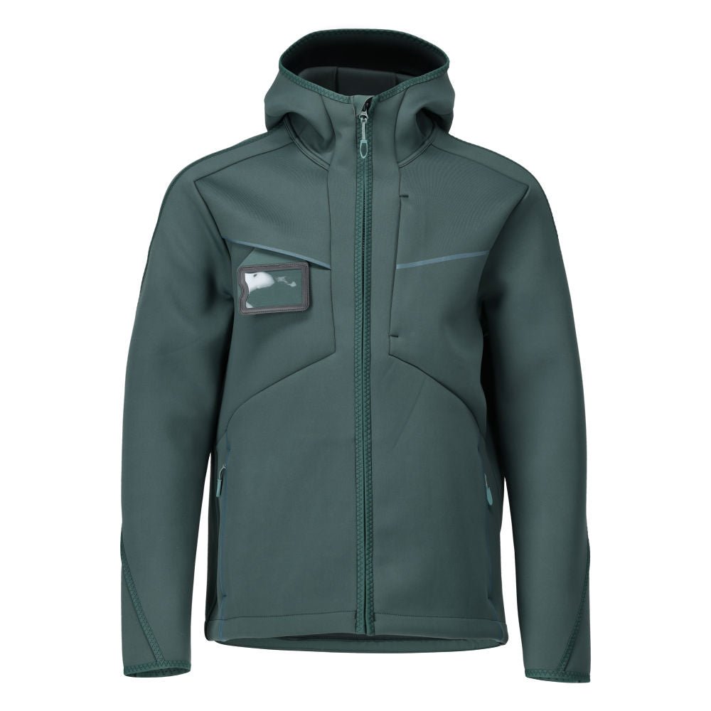 Jaqueta soft shell, capuz, jaqueta soft shell de ajuste moderno