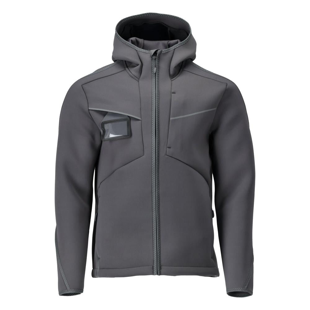 Jaqueta soft shell, capuz, jaqueta soft shell de ajuste moderno