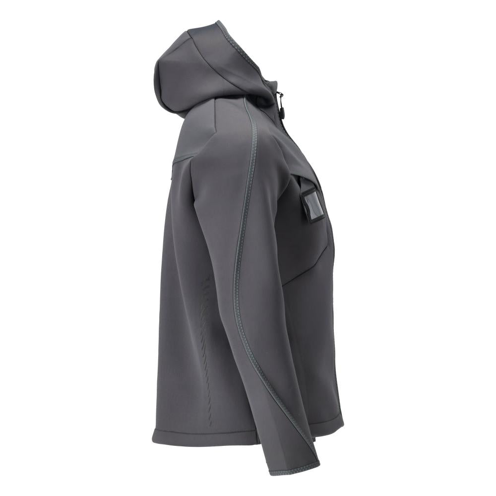 Jaqueta soft shell, capuz, jaqueta soft shell de ajuste moderno