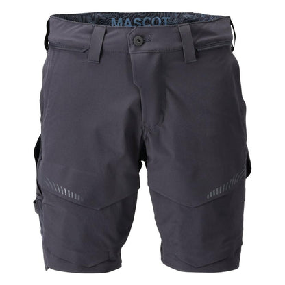 Shorts, stretch, shorts leves, preto azul