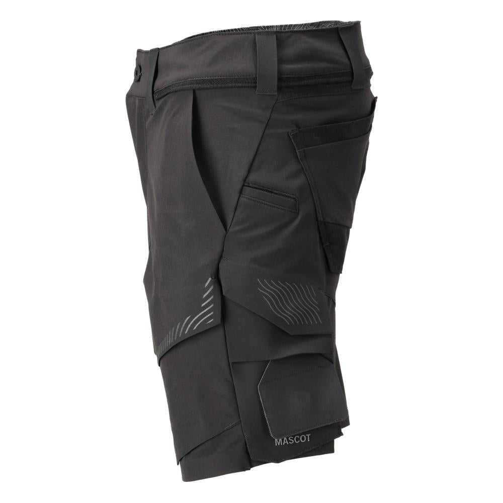 Shorts, stretch, shorts leves, pretos