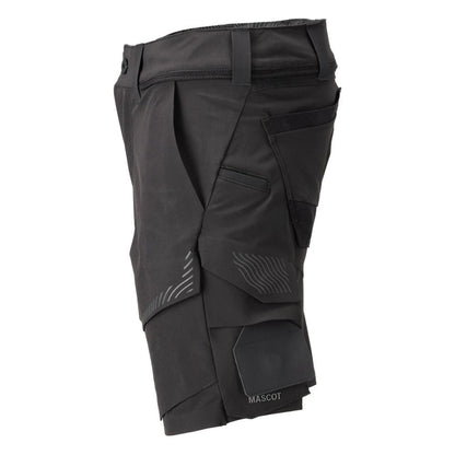 Shorts, stretch, shorts leves, pretos