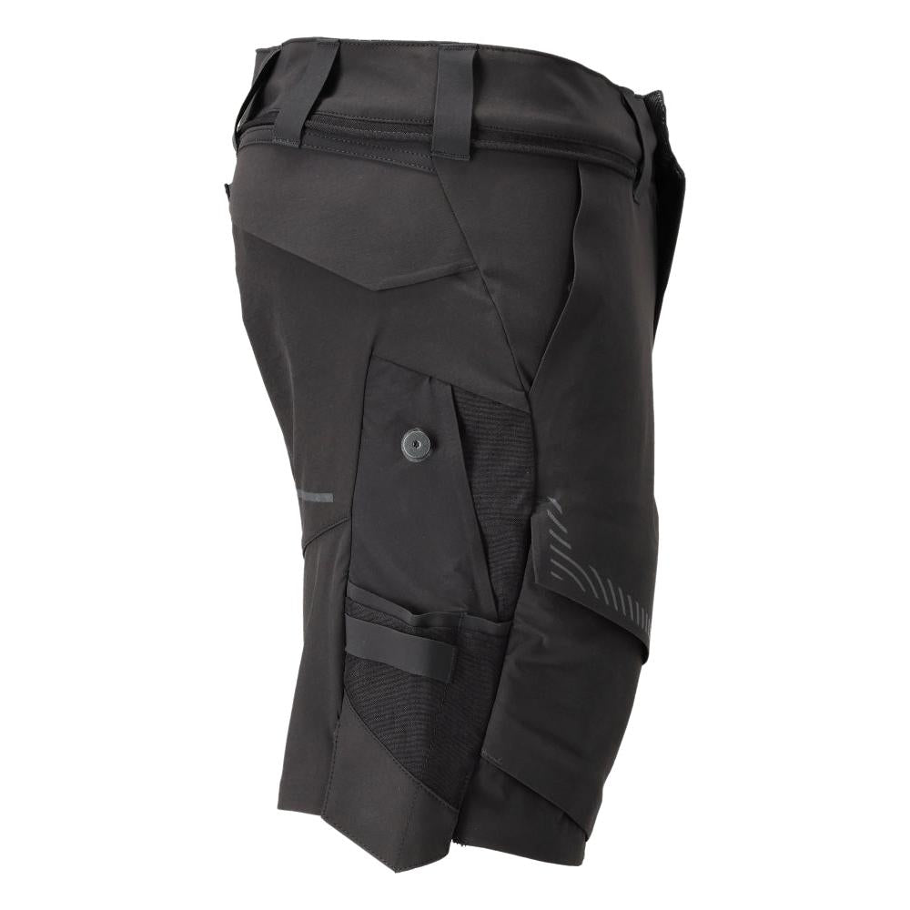 Shorts, stretch, shorts leves, pretos