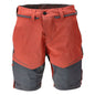Shorts, stretch, shorts leves, vermelho outono/cinza antracite