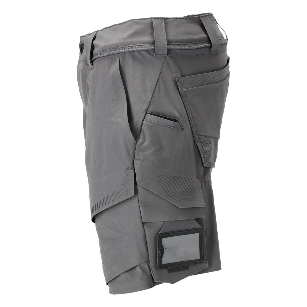 Shorts, stretch, shorts leves, cinza carvão