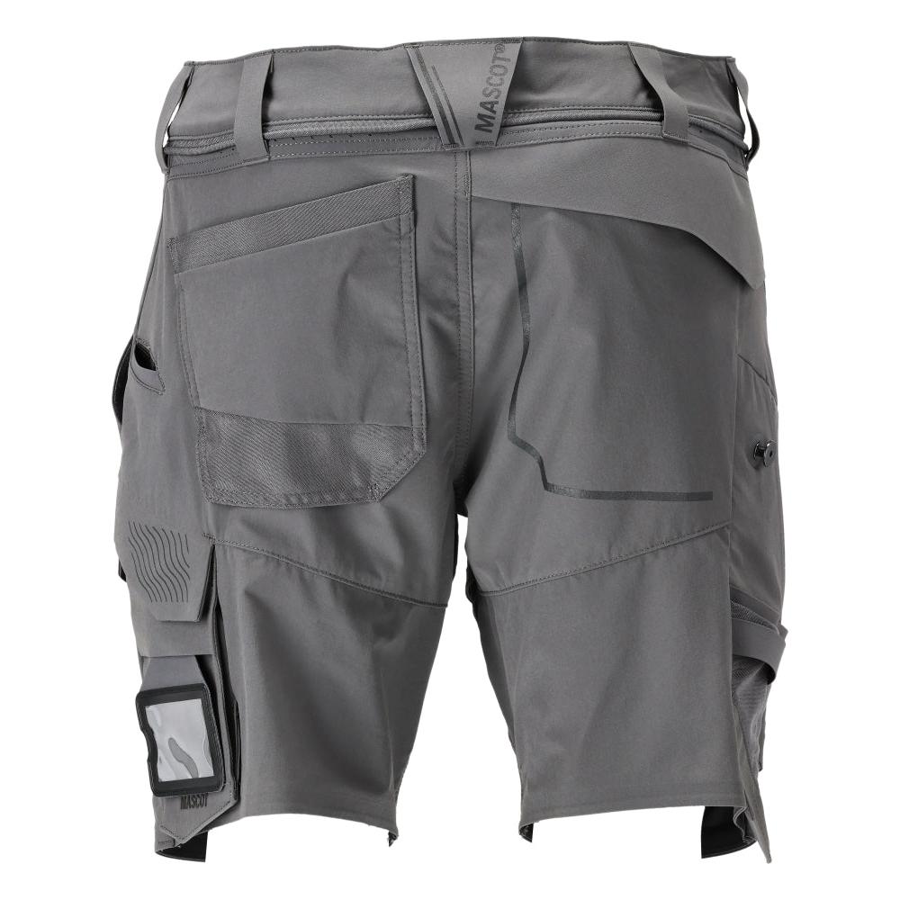 Shorts, stretch, shorts leves, cinza carvão