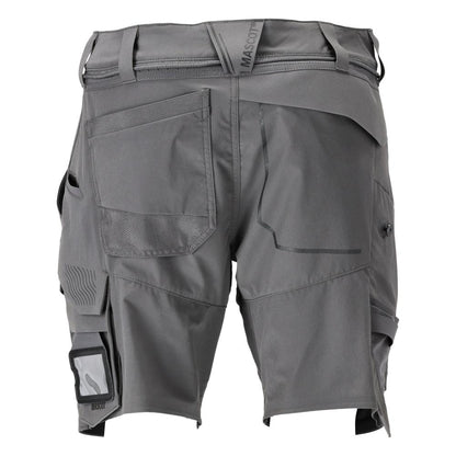 Shorts, stretch, shorts leves, cinza carvão