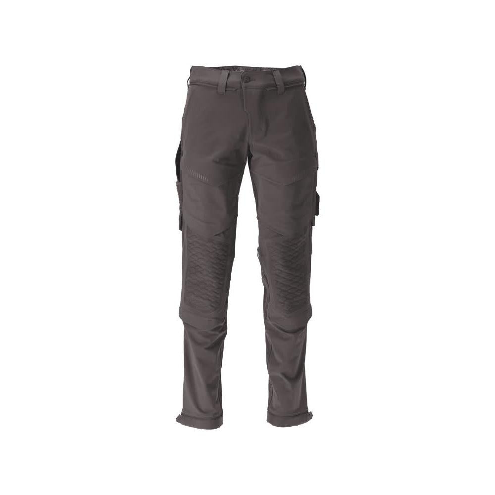 Calças, bolsos nos joelhos, duráveis, calças elásticas, cinza antracite