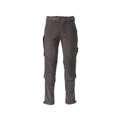 Calças, bolsos nos joelhos, duráveis, calças elásticas, cinza antracite