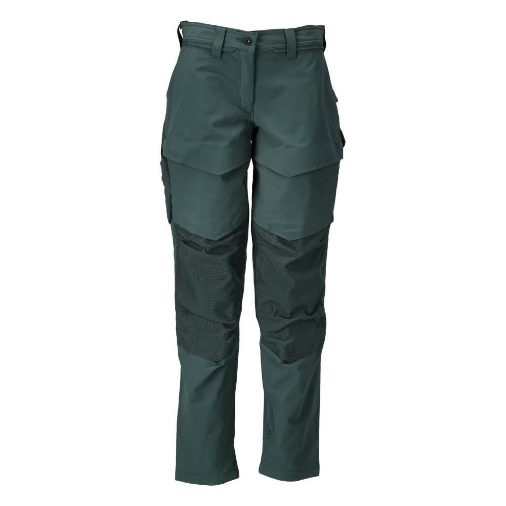 Calça com bolsos nos joelhos, calça feminina, verde floresta