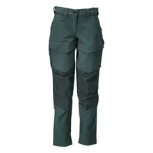 Calça com bolsos nos joelhos, calça feminina, verde floresta