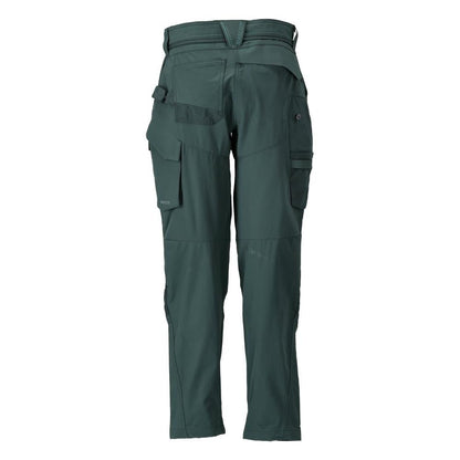 Calça com bolsos nos joelhos, calça feminina, verde floresta