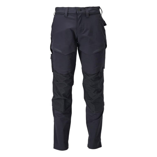 Calças com bolsos nos joelhos, calças ULTIMATE STRETCH, preto-azul