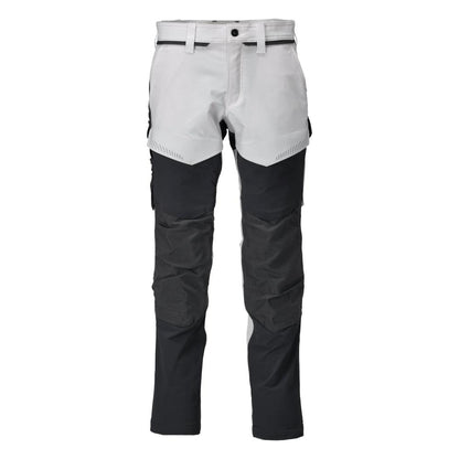 Calças com bolsos nos joelhos, calças ULTIMATE STRETCH, branco/cinza antracite