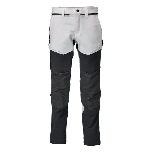 Calças com bolsos nos joelhos, calças ULTIMATE STRETCH, branco/cinza antracite