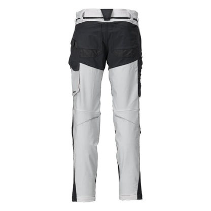 Calças com bolsos nos joelhos, calças ULTIMATE STRETCH, branco/cinza antracite