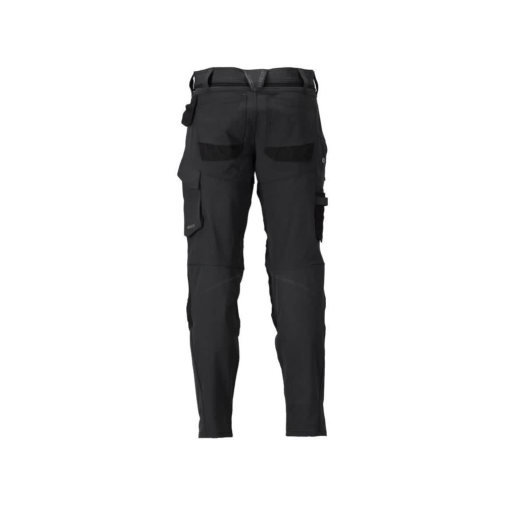 Calças com bolsos nos joelhos, calças ULTIMATE STRETCH, pretas