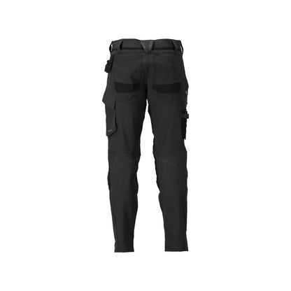 Calças com bolsos nos joelhos, calças ULTIMATE STRETCH, pretas