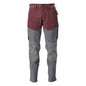 Calças com bolsos nos joelhos, calças ULTIMATE STRETCH, cinza bordeaux/antracite