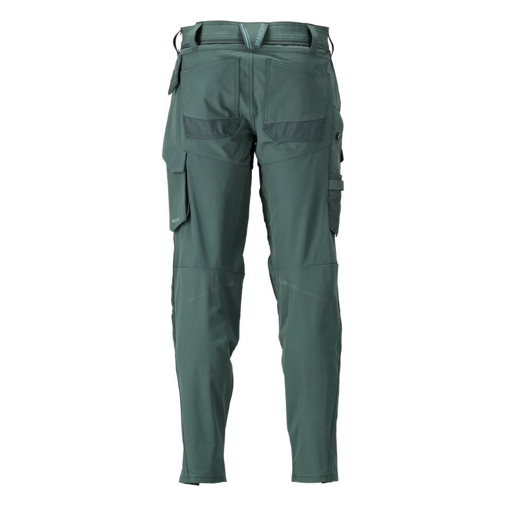 Calças com bolsos nos joelhos, calças ULTIMATE STRETCH, verde floresta