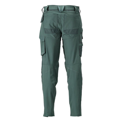 Calças com bolsos nos joelhos, calças ULTIMATE STRETCH, verde floresta