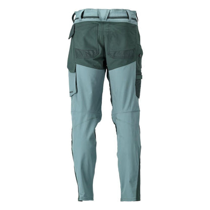 Calças com bolsos nos joelhos, calças ULTIMATE STRETCH, verde floresta claro/verde floresta