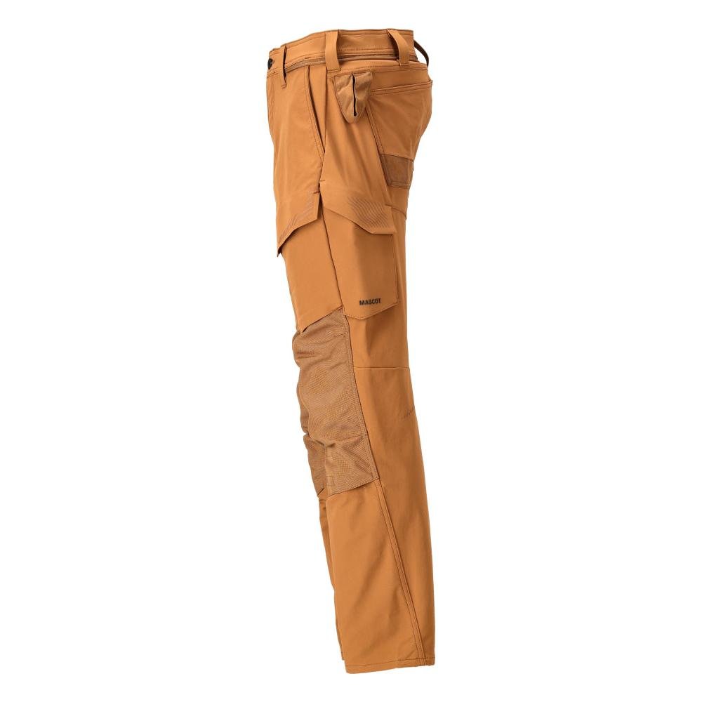 Calças com bolsos nos joelhos, calças ULTIMATE STRETCH, castanho noz