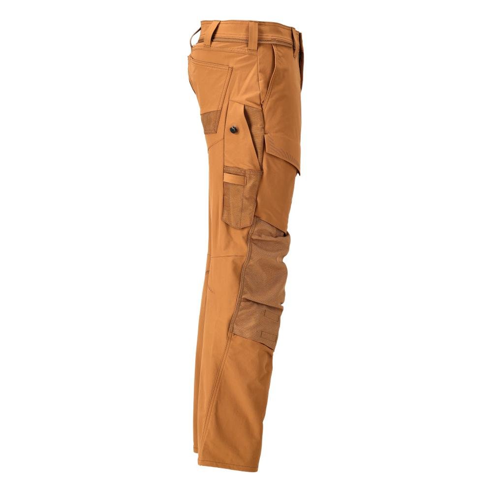 Calças com bolsos nos joelhos, calças ULTIMATE STRETCH, castanho noz