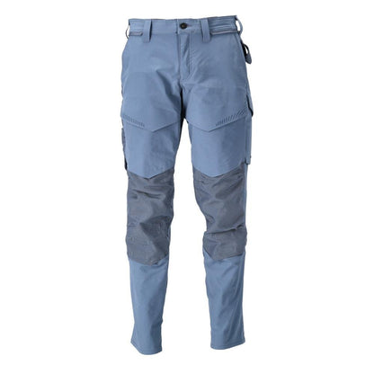 Calças com bolsos nos joelhos, calças ULTIMATE STRETCH, azul pedra
