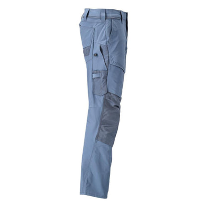 Calças com bolsos nos joelhos, calças ULTIMATE STRETCH, azul pedra