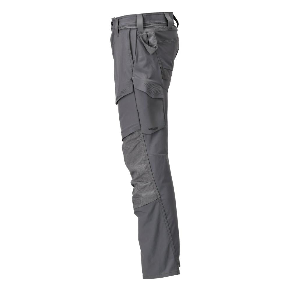Calças com bolsos nos joelhos, calças ULTIMATE STRETCH, cinza antracite
