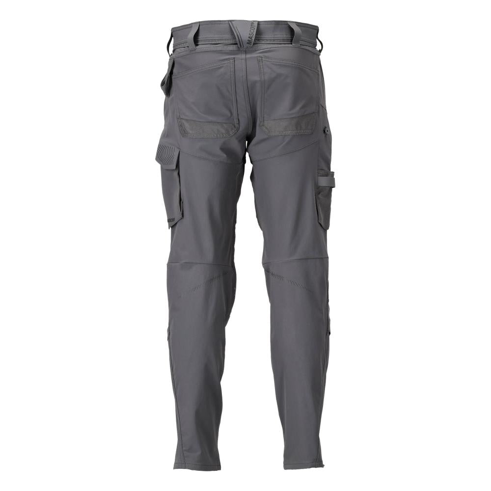 Calças com bolsos nos joelhos, calças ULTIMATE STRETCH, cinza antracite