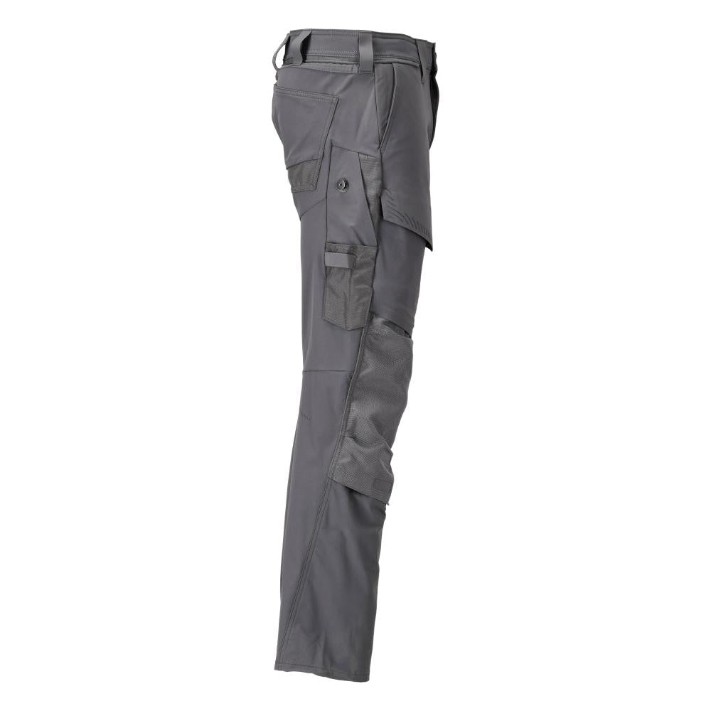 Calças com bolsos nos joelhos, calças ULTIMATE STRETCH, cinza antracite