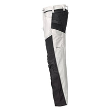 Calças com bolsos nos joelhos, branco/cinza antracite