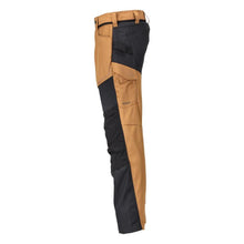 Calças com bolsos nos joelhos, castanho noz/preto