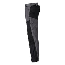 Calças com bolsos nos joelhos, cinza antracite/preto