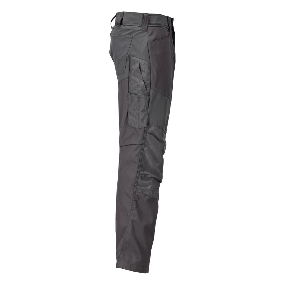 Calças com bolsos nos joelhos, cinza antracite