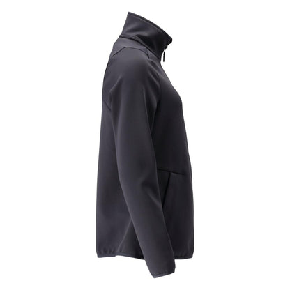 Pulôver de lã com zíper, jaqueta feminina de microfleece