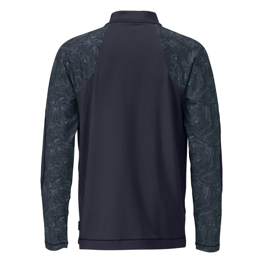 Camiseta, manga longa, camiseta com zíper curto