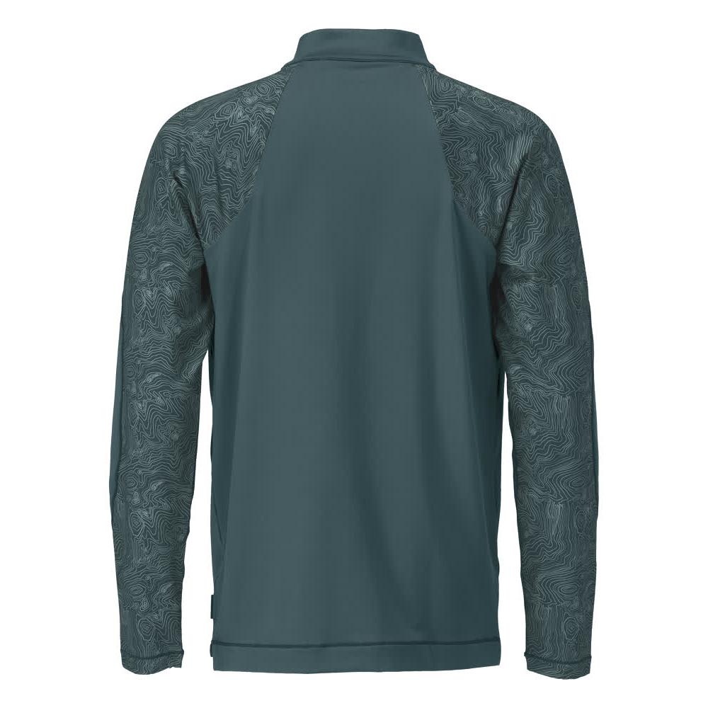Camiseta, manga longa, camiseta com zíper curto