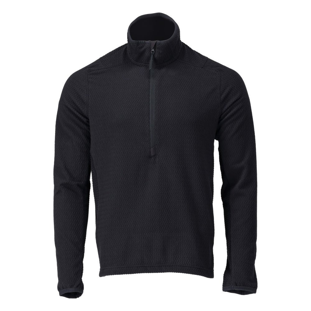 Suéter de microfleece com jaqueta de microfleece com zíper curto