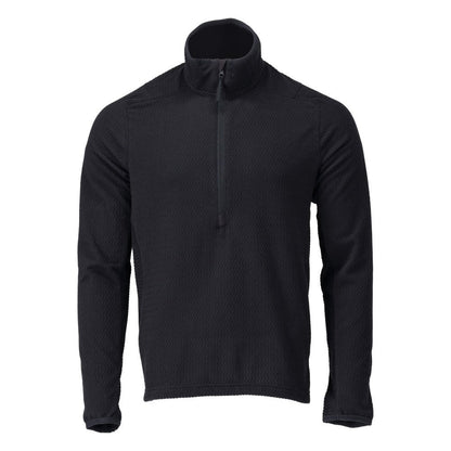 Suéter de microfleece com jaqueta de microfleece com zíper curto