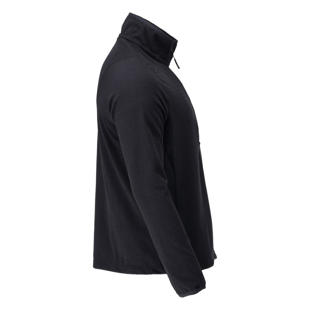 Suéter de microfleece com jaqueta de microfleece com zíper curto