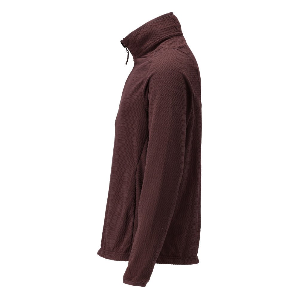 Suéter de microfleece com jaqueta de microfleece com zíper curto